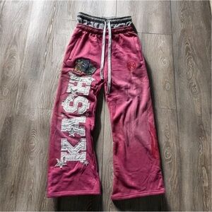 Kappa Men's Pink Sweatpants